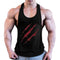 Img 5 - Europe Size Summer Men Fitness Cotton Quick Dry Printed Sporty Tank Top
