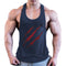 Img 4 - Europe Size Summer Men Fitness Cotton Quick Dry Printed Sporty Tank Top