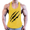 Img 7 - Europe Size Summer Men Fitness Cotton Quick Dry Printed Sporty Tank Top