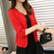 Img 3 - Women Korean Three-Quarter Length Sleeves Thin Sweater Knitted Cardigan Tops