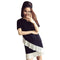 Img 5 - Women Korean Loose Plus Size Slim-Look Bare Shoulder Mid-Length A-Line Summer Dress