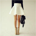 Img 6 - Europe Women Elegant Skirt High Waist Flare Mini Pleated Skirt