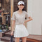 Img 3 - Women Japan/Korea College High Waist A-Line Pleated Tennis Skirt