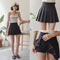 Img 2 - Women Japan/Korea College High Waist A-Line Pleated Tennis Skirt