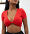 Img 7 - Summer Women Sexy Knot Short Tops V-Neck Sleeve Casual T-Shirt