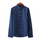 Img 5 - Men Striped Casual Long Sleeved Shirt Korean Youth Plus Size Slim Look Business Men Shirt