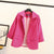 Img 3 - Europe Candy Colors Three-Quarter Length Sleeves Folded Suit Blazer Women