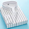 Img 6 - Men Striped Casual Long Sleeved Shirt Korean Youth Plus Size Slim Look Business Men Shirt