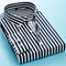 Img 7 - Men Striped Casual Long Sleeved Shirt Korean Youth Plus Size Slim Look Business Men Shirt