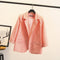 IMG 114 of Europe Candy Colors Three-Quarter Length Sleeves Folded Suit Blazer Women Outerwear