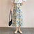 Img 1 - Summer Japanese Floral High Waist A-Line Women Skirt Printed Beach
