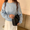 IMG 120 of Korean Student Short Loose All-Matching Long Sleeved Sweatshirt Women Alphabets Trendy Tops Outerwear