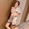 Couple Pajamas INS Summer Replica Printed Loungewear Thin Plus Size Sets Men Women Sleepwear