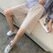 Img 6 - Ice Silk Wide Leg Shorts Women Summer Loose High Waist Drape Straight Hong Kong Pants