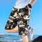 Camo Prints Cargo Shorts Men Summer Trendy INS Loose Casual Sporty Mid-Length Pants Outdoor Beach Shorts