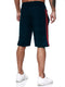 IMG 123 of Men Casual Sporty Chequered Striped Trendy Slim Look Shorts Beach Pants Shorts