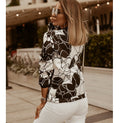 IMG 113 of Popular Slim Look Long Sleeved Printed Short Jacket Cardigan Women Outerwear