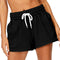 IMG 105 of Women Europe Trendy High Waist Casual Straight Drawstring Shorts