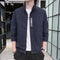 Trendy Thick Baseball Denim Jacket Tops Outerwear