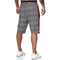 Img 2 - Men Casual Sporty Chequered Striped Trendy Slim Look Shorts Beach Pants