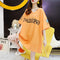 Img 2 - Popular insStudent Mid-Length Short Sleeve T-Shirt Women Summer Korean Loose See Through Bare Back Half Sleeved Tops