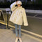 Img 4 - Stand Collar Thick Alphabets Jacket Women Loose Korean Petite Sweatshirt