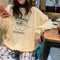 IMG 186 of Hong Kong cecSweatshirt Women Korean insLoose Lazy False Two-Piece bf Thin Tops Outerwear