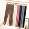 Img 1 - Women Thin Casual Stretchable Home Pants Modal Ice Silk Anti Mosquito Jogger Lantern Outdoor