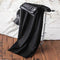 Img 7 - Denim Wide Leg Pants Women Summer Thin High Waist Drape Loose Slim Look Casual Floor Length Ice Silk Ankle-Length