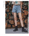 IMG 111 of Vintage Hong Kong Wide Leg Shorts Summer Casual High Waist Loose Denim Women Shorts