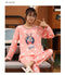 IMG 105 of Pajamas Women Cotton Long Sleeved Casual Two-Piece Sets Plus Size Loungewear Sleepwear