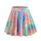 Img 3 - Women Dye Colourful Stretchable Flare Skirt Casual Mini Skirt