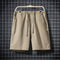 Img 3 - Men Solid Colored knee length Summer Shorts Beach Pants Hong Kong Plus Size Loose Cargo Trendy