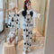 Img 1 - Southeast Asia Popular Women Three-Piece Pajamas Round-Neck Printed Pattern Short Sleeve Summer Casual Loungewear