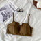 Img 9 - Sexy Bare Back Bra Women Student Korean No Metal Wire Sweet Look Strap Sporty Anti-Exposed