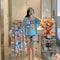 Hot sale in Southeast AsiaPopular Pajamas Women Summer Three-Piece Short Loungewear Sleepwear