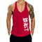 Img 2 - Muscle Fitness Loose Casual Sporty Tank Top Men Europe Trendy Breathable Sleeveless T-Shirt logo