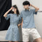 Img 3 - Niche Trendy Couple Summer Short Sleeve T-Shirt Korean insPopular Elegant Dress Sets