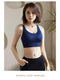 Sporty Innerwear Women Jogging Shockproof Fitness Flattering Bare Back Tank Top No Metal Wire Activewear