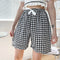 IMG 109 of Drawstring Cotton Pajamas Pants Women Summer Home Mid-Length Thin Adorable Japanese Loose Outdoor Beach Shorts