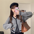 IMG 119 of Sweater Women Japanese Loose insLazy Outdoor Korean Sweet Look Knitted Cardigan Outerwear
