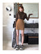 IMG 170 of Korean Turtleneck Yarn Long Sleeved Sweater Women Thin Student Undershirt Tops Outerwear