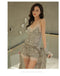 IMG 118 of Silk Strap Pajamas Women Leopard Stripes Sets Loungewear Sexy Pyjamas Summer Sleepwear