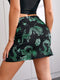 IMG 105 of Summer Europe Women Dragon Printed Slim Look Drape High Waist Skirt Hip Flattering Skirt