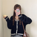 IMG 115 of Sweater Women Japanese Loose insLazy Outdoor Korean Sweet Look Knitted Cardigan Outerwear