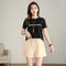 Img 7 - Thin Outdoor Casual Cotton Blend Women Pants Loose Track Shorts High Waist Straight Plus Size Slim Look Harem