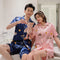 Couple Pajamas Silk Summer Short Sleeve Women Korean Sets Men Thin Plus Size Loose Loungewear Sleepwear