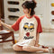 Summer Women Round-Neck Thin Pyjamas Knitted Cotton Short Sleeve One-Piece Mid Length Loungewear Sleepwear