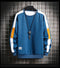 IMG 110 of Round-Neck Long Sleeved Sweatshirt Trendy Loose Sporty Outerwear