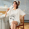 Pajamas Women Short Sleeve Cotton Summer Printed Loungewear Two-Piece Sets Design Sleepwear